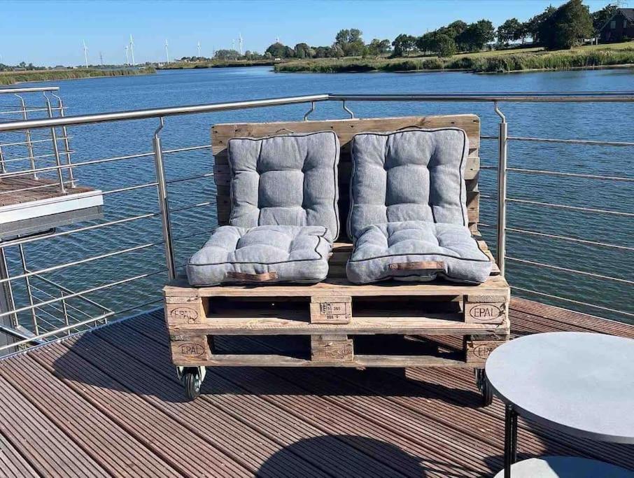 Hausboot Fritz Im Wangermeer Schillig Eksteriør billede